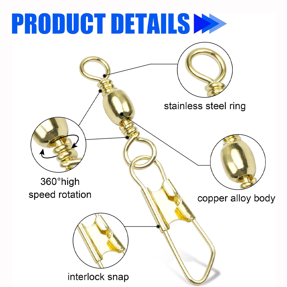 Baril de pêche pivotant en or  - Fishing Equipment Cheap avis et prix