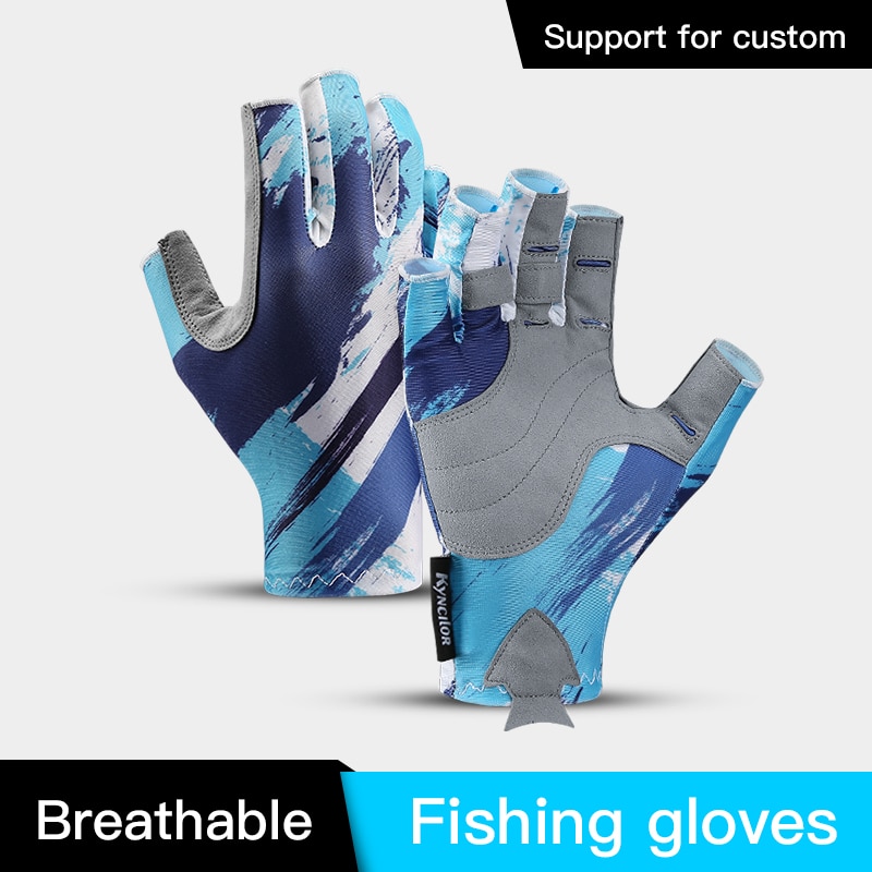 Gants de pêche demi-doigt pour - Fishing Equipment In China avis et prix