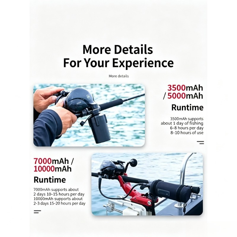 Batterie au lithium portable 1 - Electric Fishing Reel avis et prix