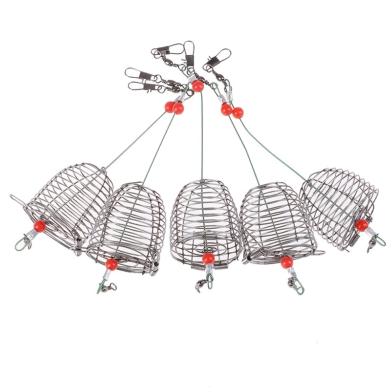 Lot de 5 cages à appâts gigogn - Fishing Equipment Cheap avis et prix