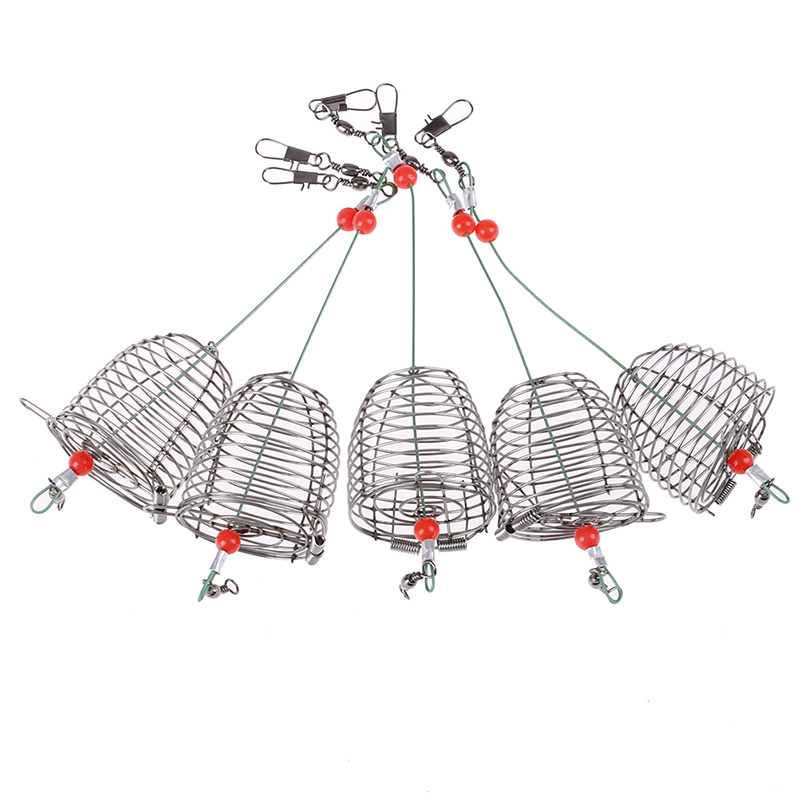 Lot de 5 cages à appâts gigogn - Fishing Equipment Cheap avis et prix