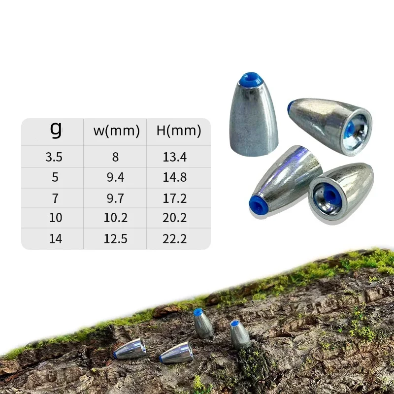 Plombs de pêche à balles en al - Bass Fishing Lure avis et prix